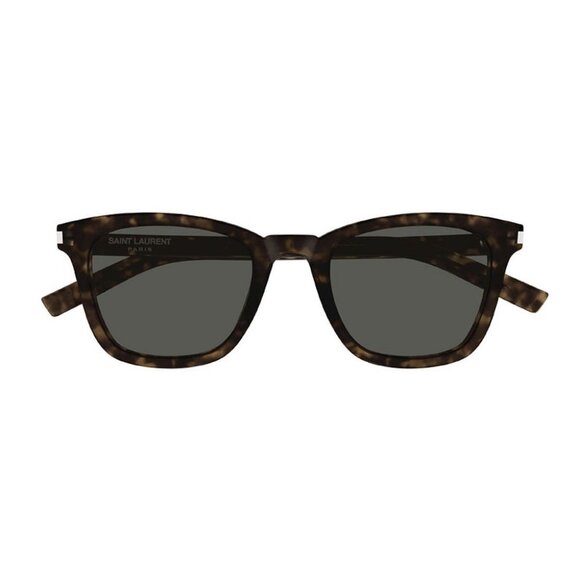NEW SL716 SLIM 002 SAINT LAURENT SUNGLASSES SQUARE HAVANA WOMEN EYEWEAR - Picture 2 of 4